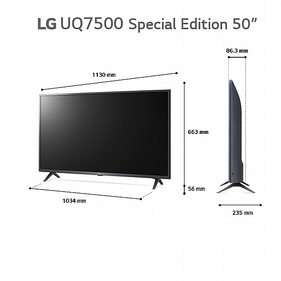 �������� LG UHD ����� 50 ����  UQ7500 Special Edition���������� K4 ���: 50UQ75006LG