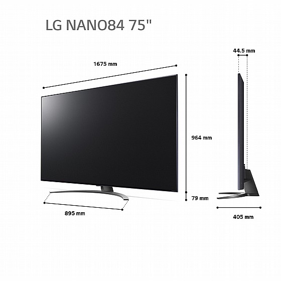 �������� ���� LG NanoCell ����� 57 ���� ���������� K UHD4 ���: 75NANO846QA
