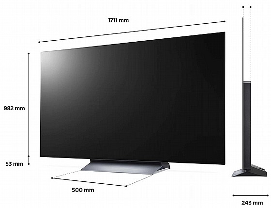 ��� �������� ����������� LG OLED evo - ����� 77 ���� Smart TV ���������� K4 ���: OLED77C26LA