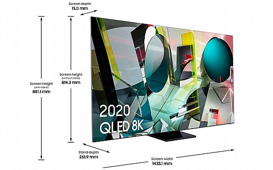 �������� samsung qe65q950t 8k 65 �����